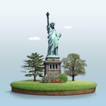 Famous Statue of Liberty, tourist | Free Photo - rawpixel