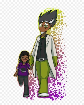 Fan art Wikia Professor Fitz Illustration - flipline pattern 