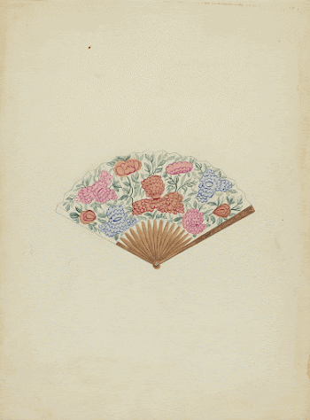 Fan (ca. 1940) by Vincent | Free Photo - rawpixel