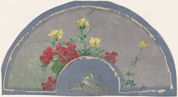 Fan with Poppies (c. 1890) | Free Photo - rawpixel