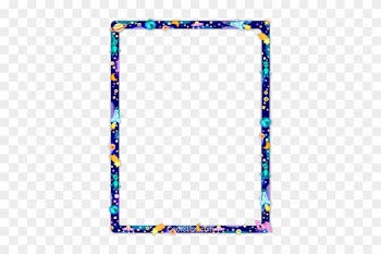 Fancy Background Outer Space Outer Space Frame Royalty - Space Frames And Borders