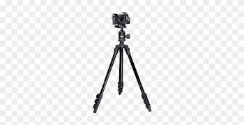Fancy Canon Camera Clipart Video Camera Tripod Png - Camera On A Tripod