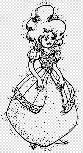 Fancy Dots Line art transparent background PNG clipart
