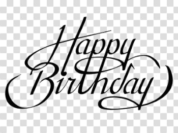 Fancy Happy Birthday PNG High-Quality Image