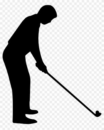 Fancy Idea Golf Clipart Black And White Golfer - Black And White Golfer