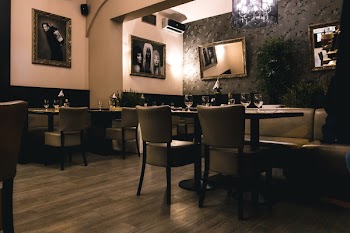 Fancy restaurant interior 