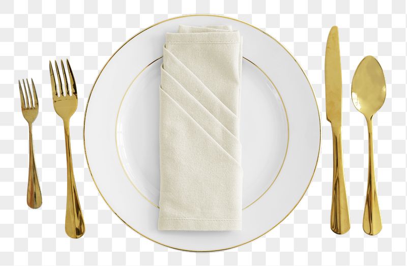 Fancy tableware png sticker, transparent | Free PNG - rawpixel