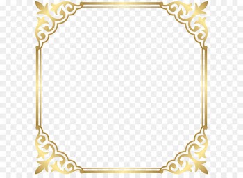Fancy That Boutique LOUENHIDE Clip art - Gold Border Frame PNG Clip Art Image 
