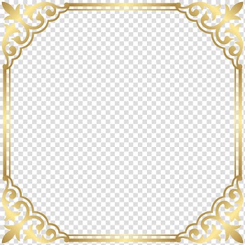 Fancy That Boutique LOUENHIDE , Gold Border Frame , brown frame transparent background PNG clipart