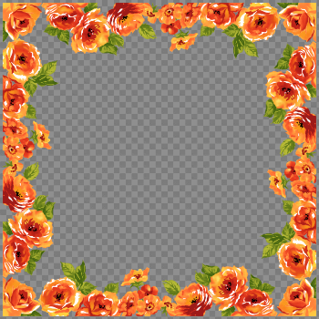 Fancy Wedding Border Transparent