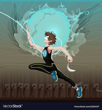 Fantasy character vector image
