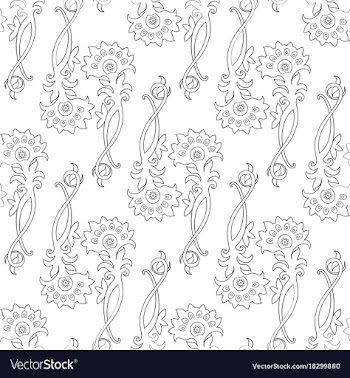 Fantasy floral background vector image