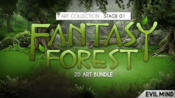 Fantasy Forest 2D Art Bundle by Evil Mind in 2D Assets - UE4 ...