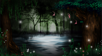 Fantasy forest by lihnida on DeviantArt