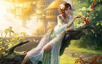 Fantasy Forest Fairy Wallpaper | Gallery Yopriceville - High ...