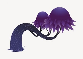Fantasy purple tree illustration. Free | Free Photo - rawpixel