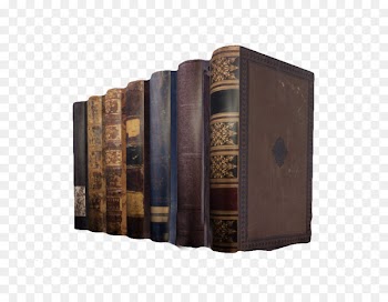 Farbbuch Book Gratis - A line of ancient books of various colors 