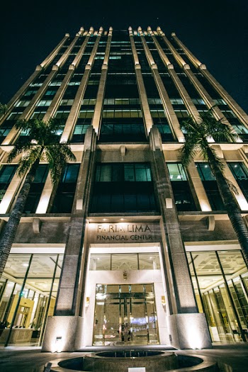 Faria Lima Financial Center Building at Night