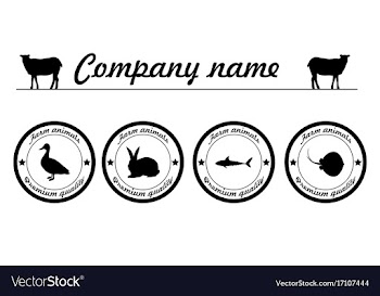 Farm animals premium quality silhouettes vector image