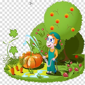 Farm Cartoon Illustration, Vegetable farm transparent background PNG clipart