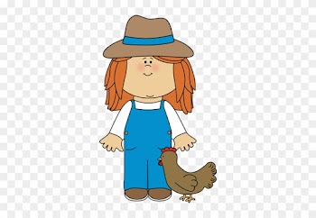 Farm Clipart Gif - Farmer Girl Clip Art