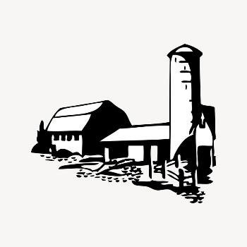 Farm clipart, vintage illustration vector. | Free Vector Illustration - rawpixel