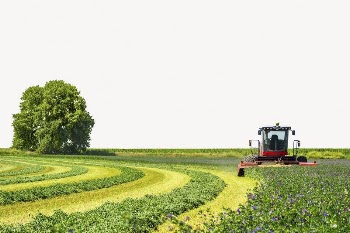 Farm landscape collage element psd | Free PSD - rawpixel