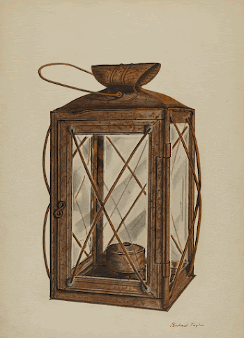 Farm Lantern (ca. 1940) by Richard | Free Photo - rawpixel