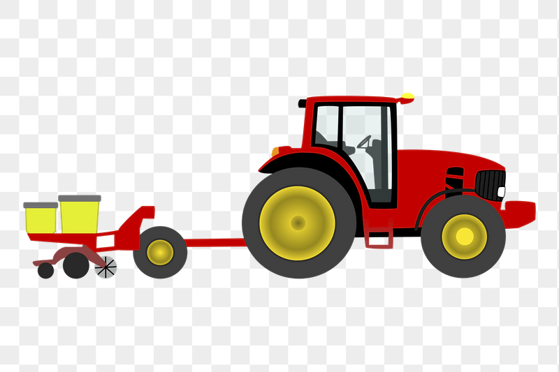 Farm tractor png sticker illustration, | Free PNG - rawpixel