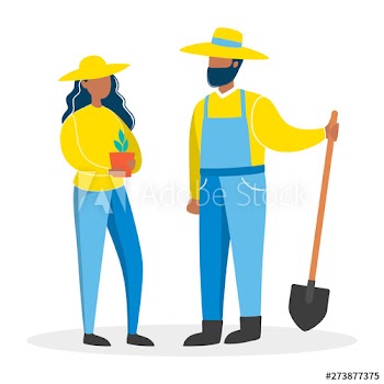 Farmer couple