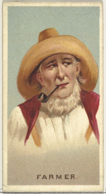 Farmer, from World's Smokers series | Free Photo - rawpixel