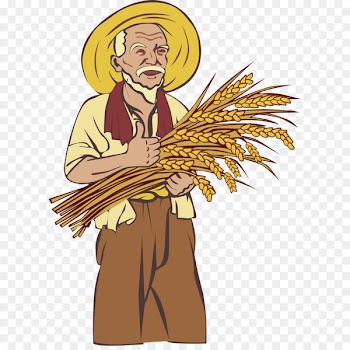 Farmer png vector element 