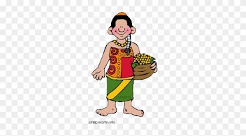 Farmers, Daily Life Illustration - Mayan People Clipart