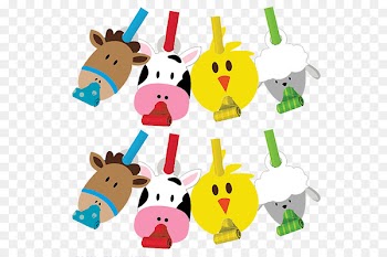 Farmhouse Birthday Pen Party - party blower 