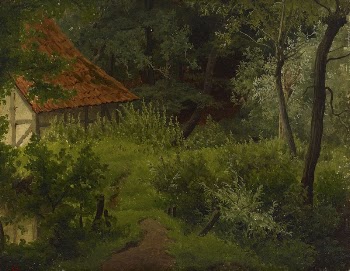 Farmhouse in the woods, study, | Free Photo - rawpixel