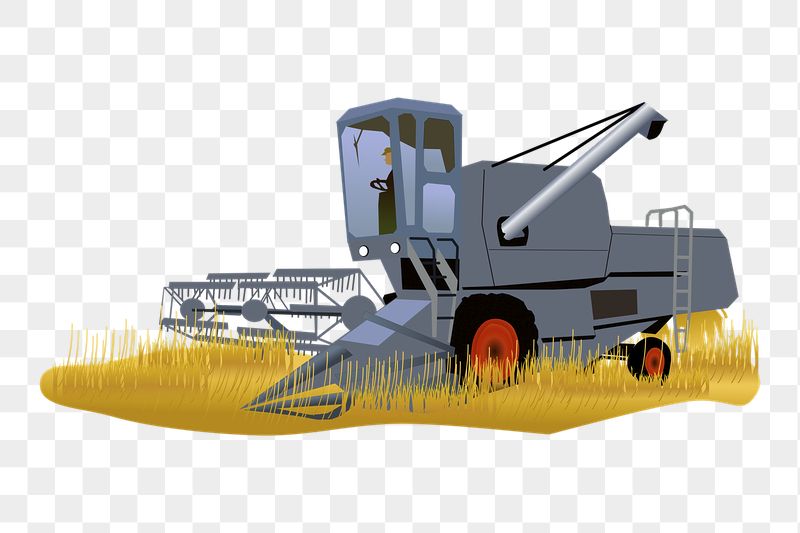 Farming tractor png sticker, transparent | Free PNG - rawpixel