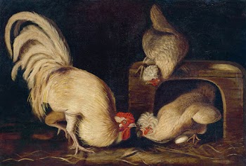 Farmyard Fowls (ca. 1827) painting in high… | Free public domain illustration