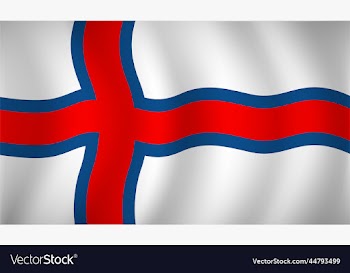 faroe islands flag background
