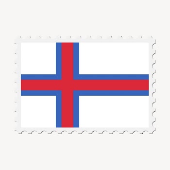 Faroe Islands flag collage element, | Free PSD - rawpixel