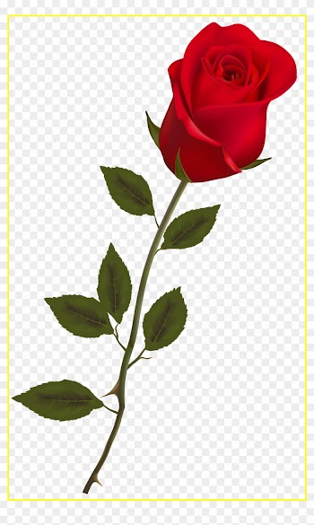 Fascinating Red Rose Png Clipart Ruze For Falling Petals - Rose Png