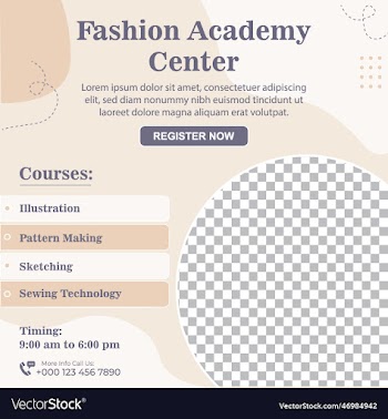fashion academy template