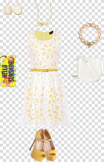 Fashion accessory Jumper Dress, Cream-colored sleeveless dress transparent background PNG clipart