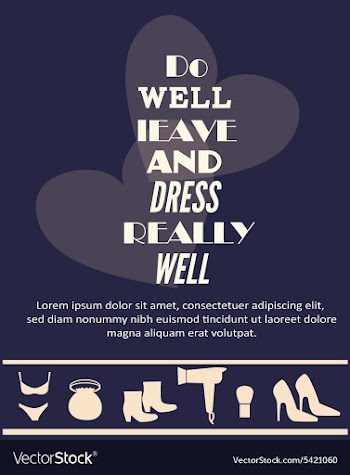 Fashion background vector image
