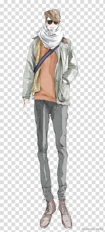 Fashion boy transparent background PNG clipart