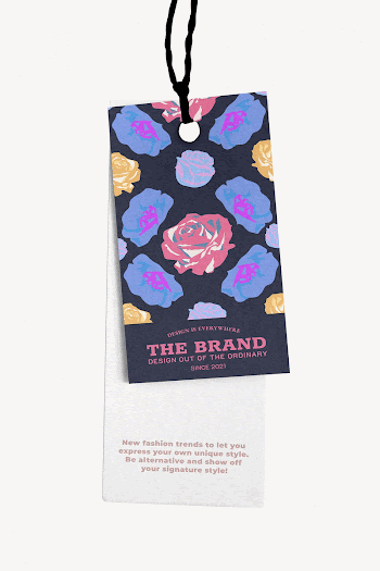 Fashion clothing tag mockup, editable | Free PSD Mockup - rawpixel