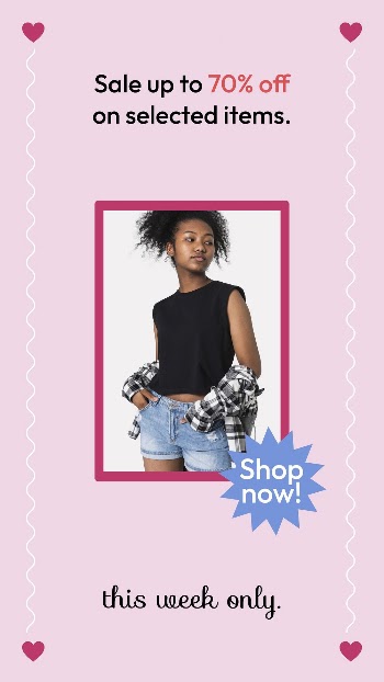 Fashion discount Instagram story template | Free Vector Template - rawpixel