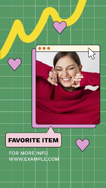 Fashion Facebook story template, retro | Free PSD Template - rawpixel