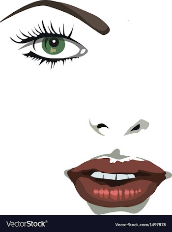 Fashion girl vector image