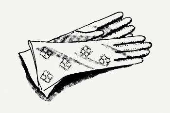 Fashion gloves clipart, vintage illustration | Free PSD Illustration - rawpixel