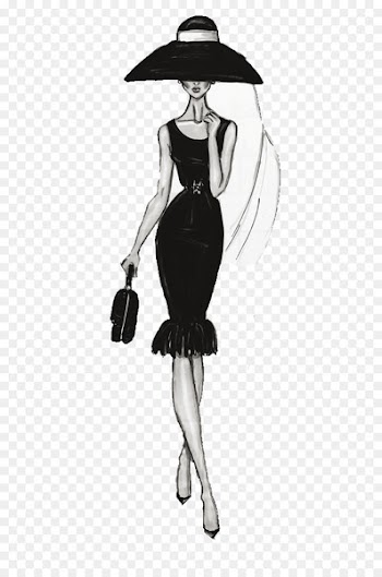 Fashion illustration Drawing Female - chanel 